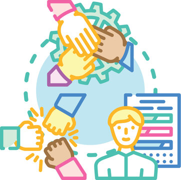 Employee empowerment illustrating a process of providing support, resources, and eap services to individuals, fostering personal growth, teamwork, and overall workplace development