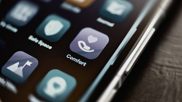 Comfort tool uses a supportive phone and heart