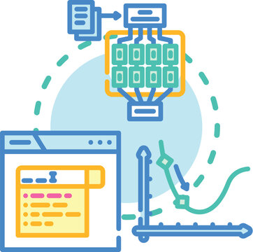 Variational autoencoder vector concept illustrating machine learning models using encoder decoder architectures for data generation and natural language processing applications