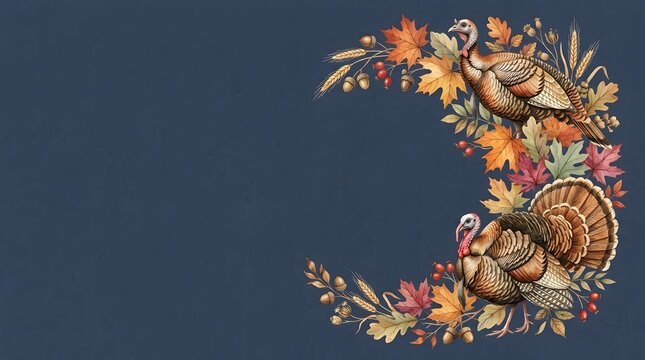 A vibrant letter j constructed from a beautiful and colorful collage of various autumn leaves and floral elements
