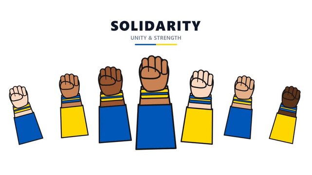 Raised fists illustration depicting unity and social solidarity