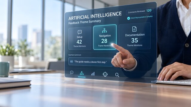 Advanced artificial intelligence technologies and human interaction. Exploring their intersection in modern business.