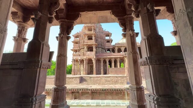famous mandore garden with unique temples in jodhpur