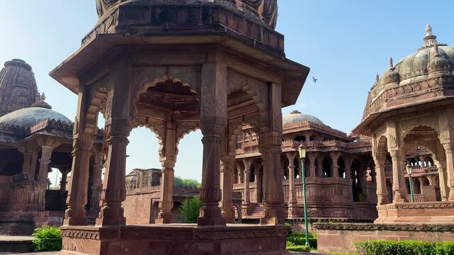 famous mandore garden with unique temples in jodhpur