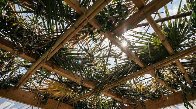 Sukkot Holiday Collection of Traditional Jewish Symbols and Natural Elements