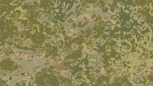 Abstract Military Camo Texture with Green Olive Tan Fleck Pattern, shader render