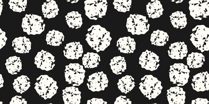 Vector polka geometric and small pink seamless with pattern dot background. Polkadot wallpaper simple and texture dots repeat with print random kids. Design irregular vintage and circle bg poka.