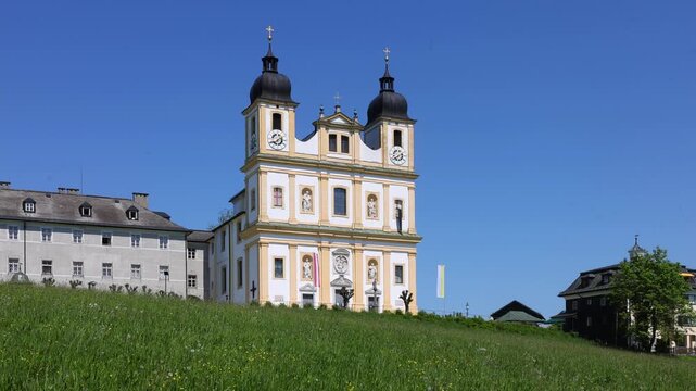 Maria Plain pilgrimage church, baroque church, Bergheim near Salzburg, Flachgau, Salzburger Land, Austria