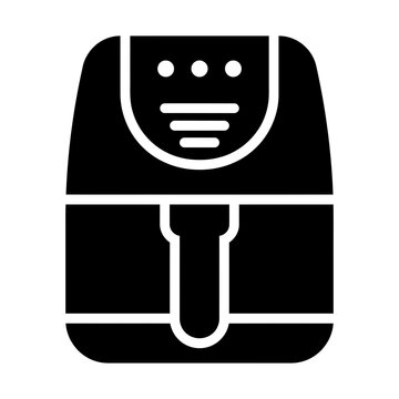 air fryer glyph icon