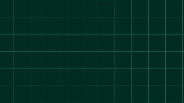Dark green grid pattern texture, geometric graph paper surface for school or engineering design templates