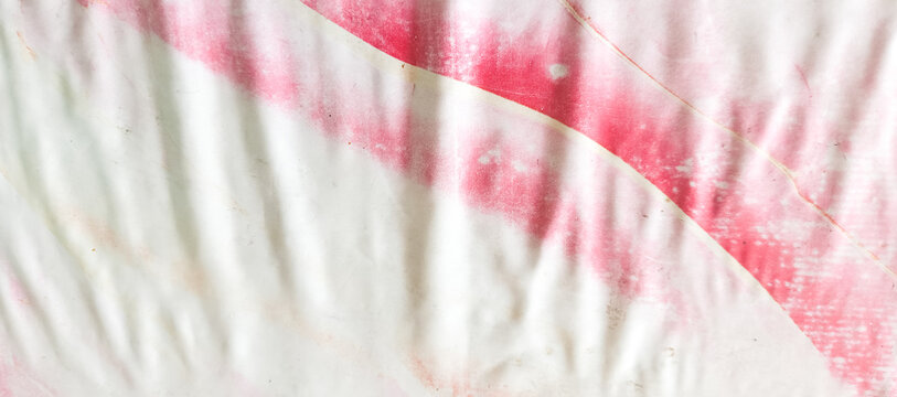 white background with a red curved line