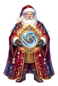 Timekeeper of Christmas Eve Santa.svg