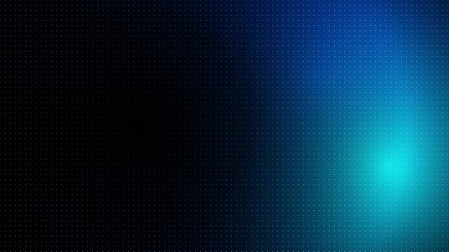 Animated abstract technology black loop background random dots and grid. Futuristic Digital Technology Grid Background with Subtle Cyan Glow 4k video