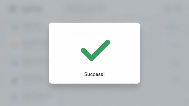 circular loading spinner icon displays in popup window on digital computer interface with blurred web page background representing pending software process or data retrieval task