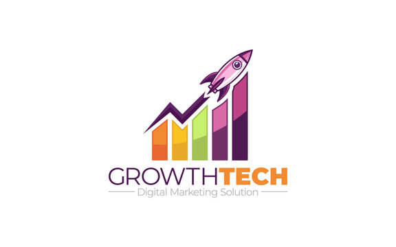 Illustration graphic vector of digital marketing solution business logo design