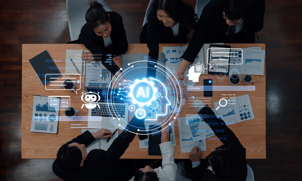 A user interface for a generative AI application. The platform allows users to enter prompts, engage in chatbot conversations, and generate new creative or analytical content. Fermion