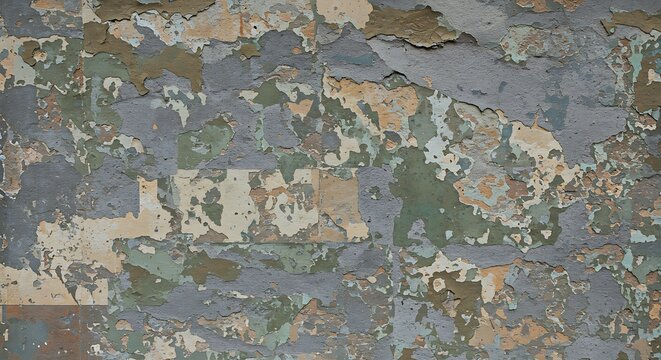 Camouflage pattern with green brown colors.