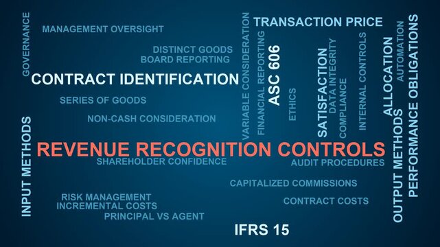 Revenue Recognition Controls Word Cloud