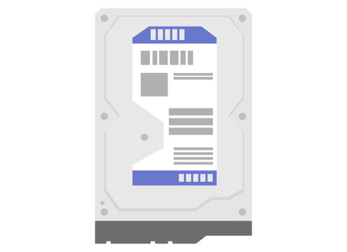 ハードディスクのイラスト