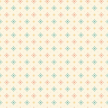 Vintage starburst and dots for retro celebratory patterns.