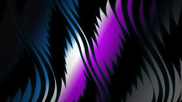 Abstract purple and blue wavy gradient pattern moving