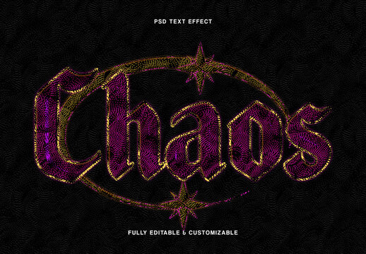 Dot Gothic Text Effect