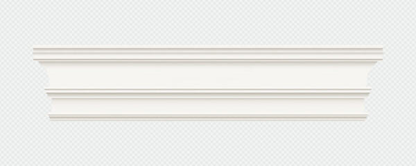 Classic Decorative Wall and Ceiling Molding Set – Elegant Crown Molding, Baseboard, and Architectural Trim Vector Collection © promaster