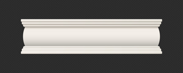 Classic Decorative Wall and Ceiling Molding Set – Elegant Crown Molding, Baseboard, and Architectural Trim Vector Collection © promaster