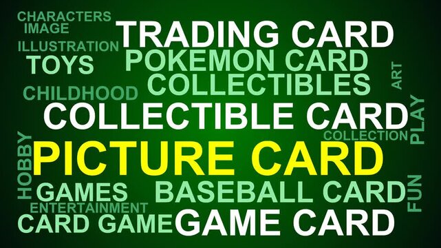 Picture Card Word Cloud