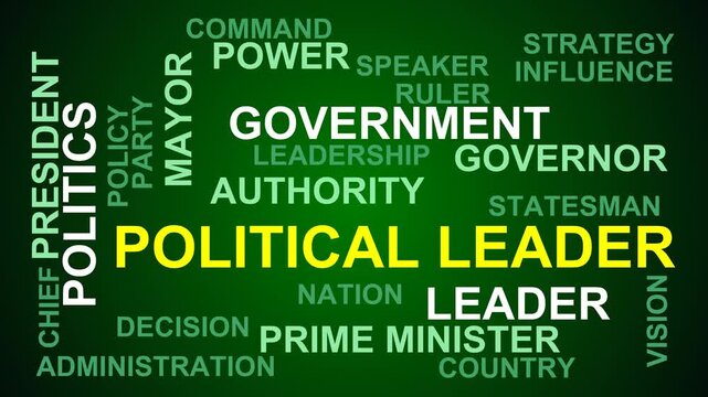 Political Leader Word Cloud