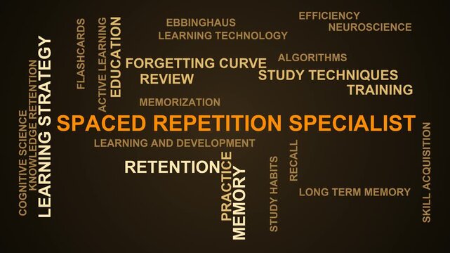 Spaced Repetition Specialist Word Cloud