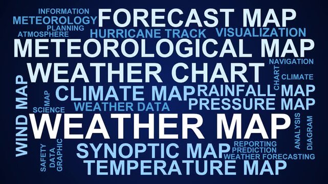 Weather Map Word Cloud