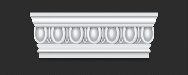 Classic Decorative Wall and Ceiling Molding Set – Elegant Crown Molding, Baseboard, and Architectural Trim Vector Collection © promaster
