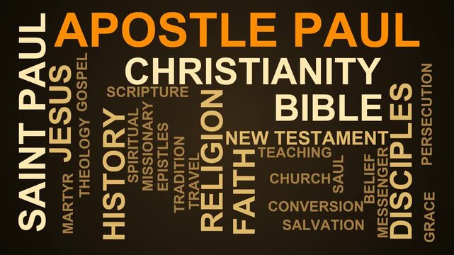 Apostle Paul Word Cloud
