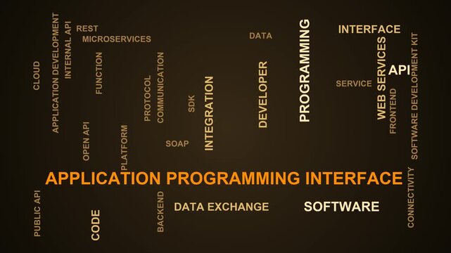 Application Programming Interface Word Cloud