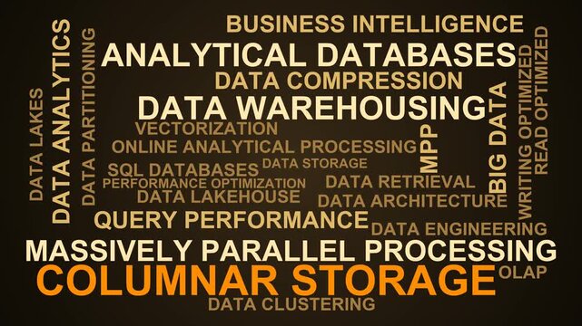 Columnar Storage Word Cloud