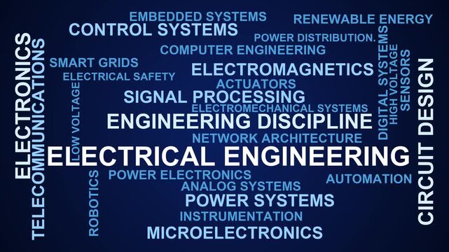 Electrical Engineering Word Cloud