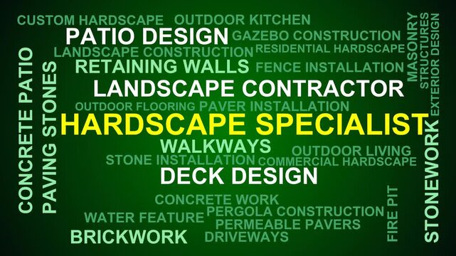 Hardscape Specialist Word Cloud