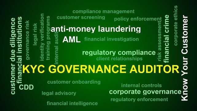 Kyc Governance Auditor Word Cloud