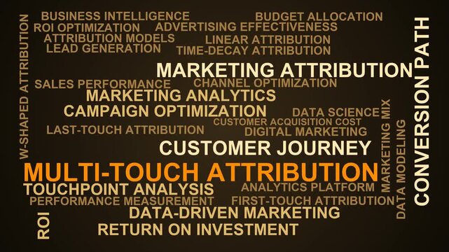 Multi-Touch Attribution Word Cloud