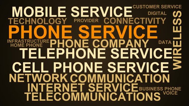 Phone Service Word Cloud