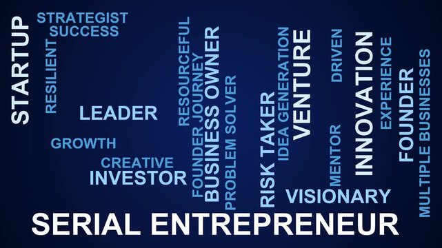 Serial Entrepreneur Word Cloud