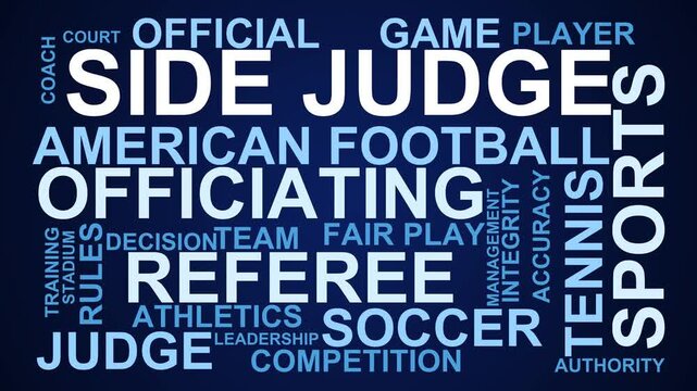 Side Judge Word Cloud