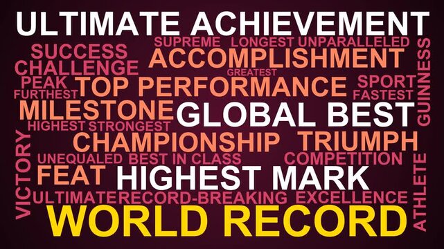 World Record Word Cloud