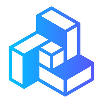 impossible shape gradient icon