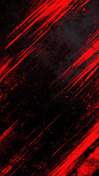 Red scratch texture on black background with diagonal streak and distressed grunge pattern creating dramatic surface
