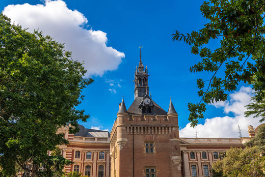 Capitol keep in Toulouse, Occitanie, in France