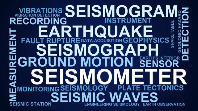 Seismometer Word Cloud