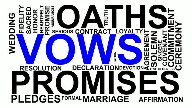 Vows Word Cloud