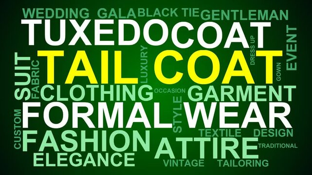 Tail Coat Word Cloud